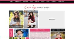 Desktop Screenshot of carrieannephotography.com